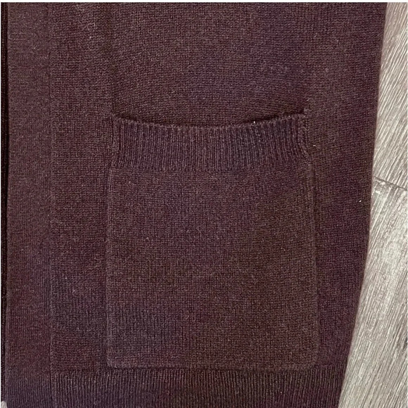 Skull Cashmere 360 Cashmere Long Cardigan Small Brown NWT - Picture 7 of 9